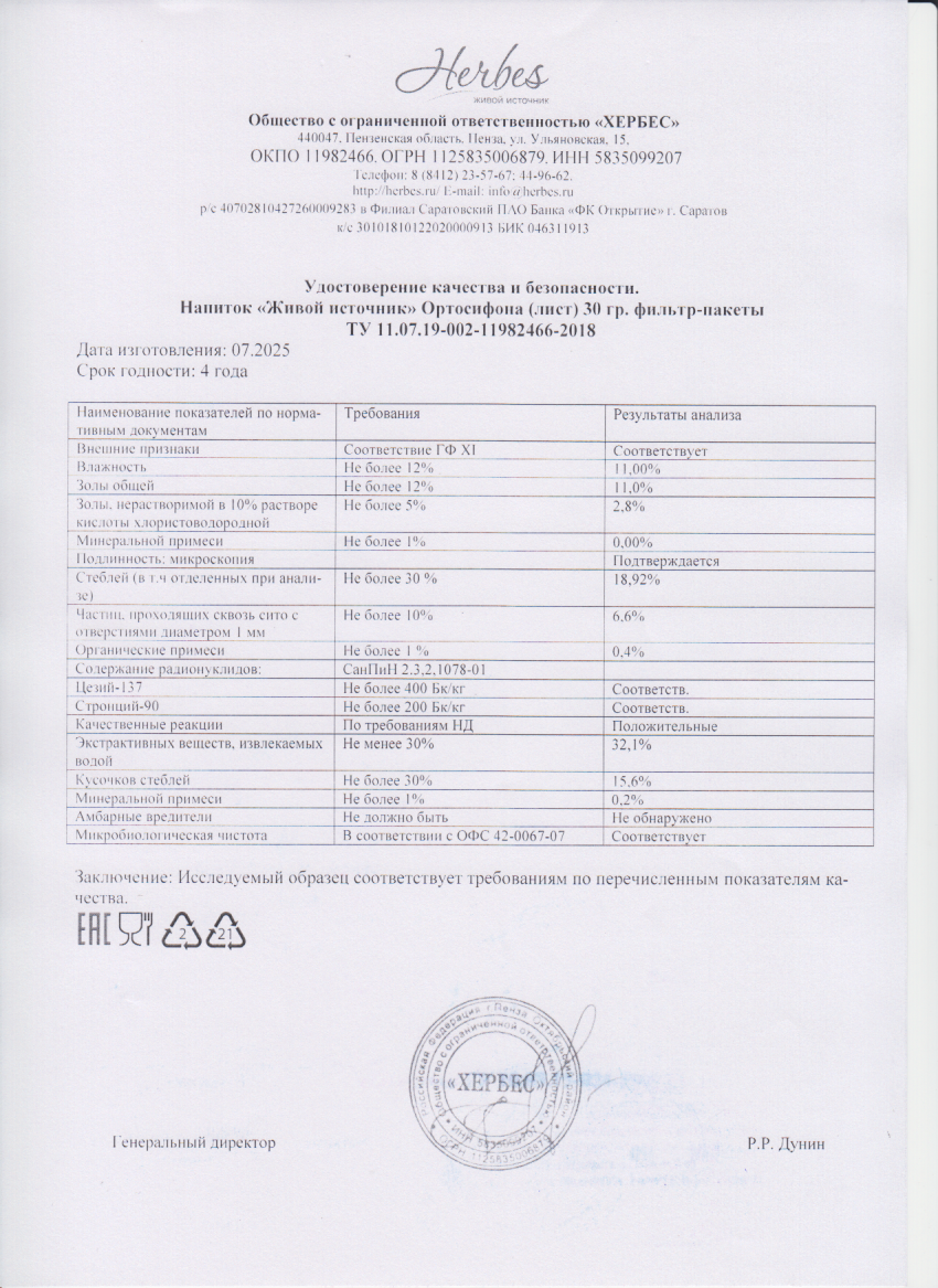 Паспорт №072025